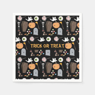 Serviette En Papier Fête d'Halloween ou Treat Kids Halloween