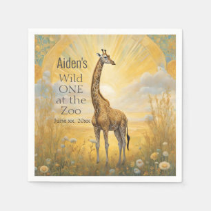 Serviette En Papier Fête du 1er anniversaire Wild ONE