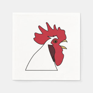Serviette En Papier Fête du Coq