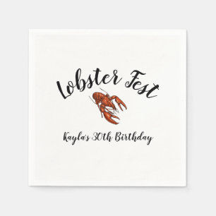 Serviette En Papier Fête du homard