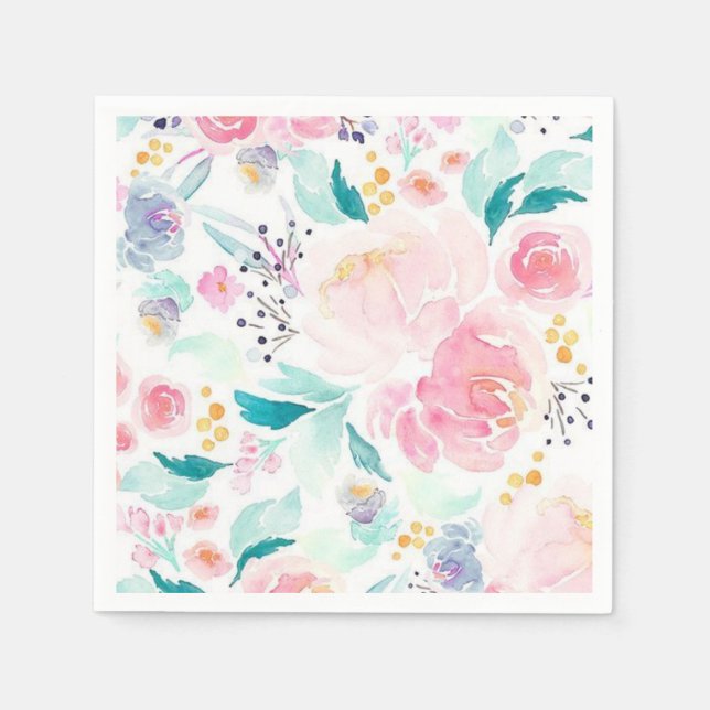 Serviette En Papier Fête du jardin (Devant)