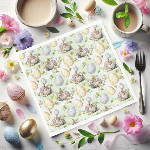 Serviette En Papier Fête du lapin de la fête du jardin