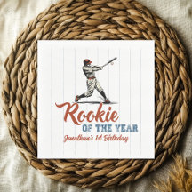 Fête du premier anniversaire de baseball Rookie of