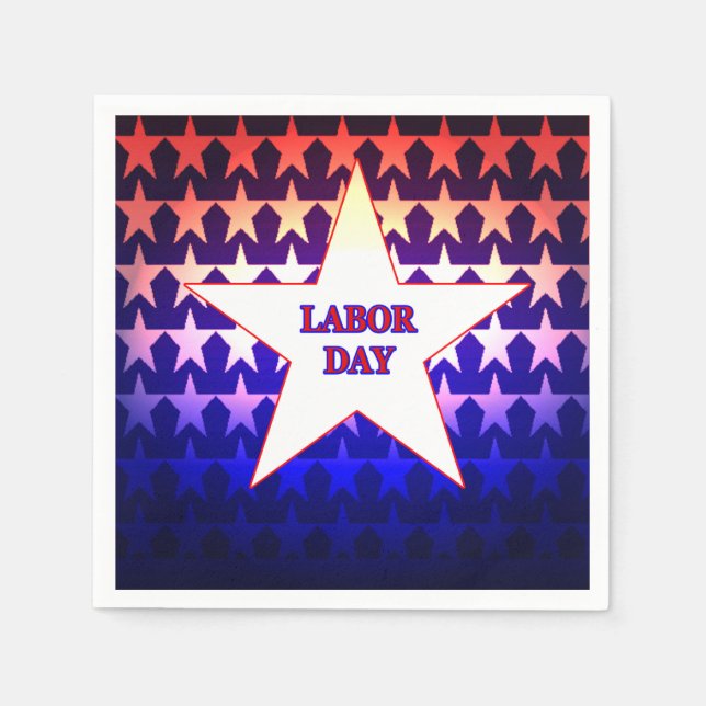 Serviette En Papier Fête du travail (Devant)