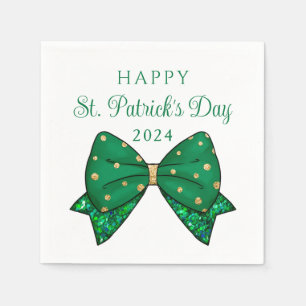 Serviette En Papier Fête élégante de la Saint-Patrick