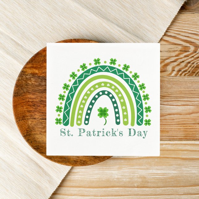Serviette En Papier Fête élégante de la Saint-Patrick (Elegant St. Patrick's Day Party Napkins
)