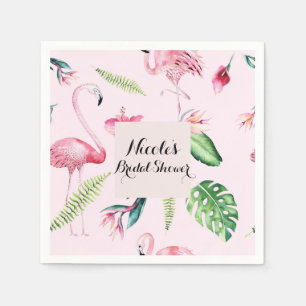 Serviette En Papier Fête Florale de Fête Amusante d'Hibiscus Tropical 