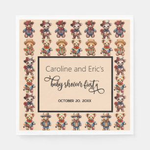 Serviette En Papier Fête mexicaine du Baby shower des morts