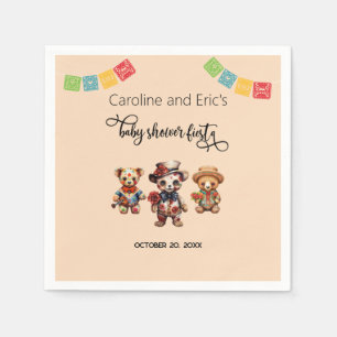 Serviette En Papier Fête mexicaine du Baby shower mort Fiesta