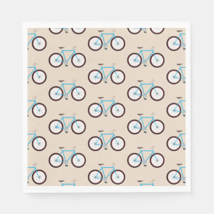 Serviette En Papier Fête Motif vélo