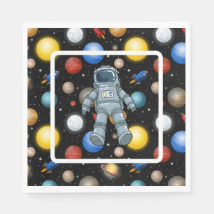 Serviette En Papier Fête spatiale