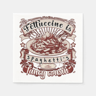 Serviette En Papier Fettuccine est la cousine fantaisiste de Spaghetti