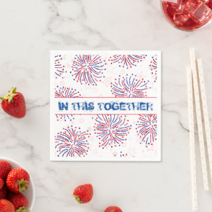 Serviette En Papier Feu d'artifice dans tout ça