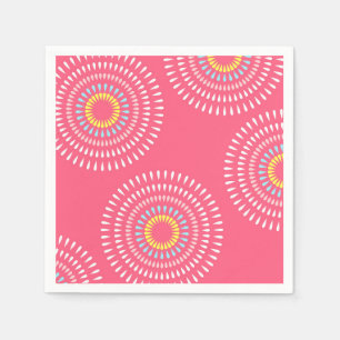 Serviette En Papier Feu d'artifice Japonais Cherry