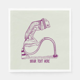 Serviette En Papier Feu de circulation triste