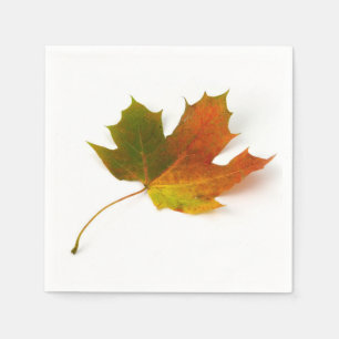 Serviette En Papier Feuille d'érable d'automne