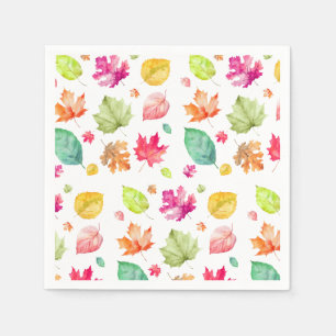 Serviette En Papier Feuilles automnales