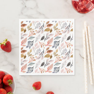 Serviette En Papier feuilles d'arbre