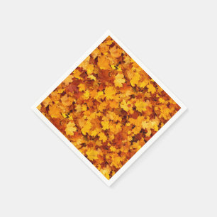 Serviette En Papier Feuilles d'automne