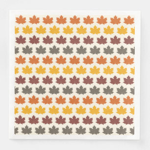 Serviette En Papier Feuilles d'automne