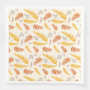 Serviette En Papier Feuilles d'automne