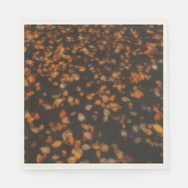 Serviette En Papier feuilles d'automne (Devant)