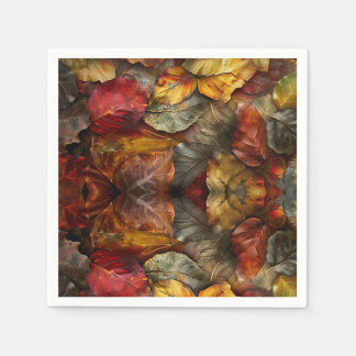 Serviette En Papier Feuilles d'automne