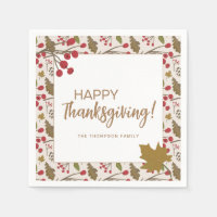 Feuilles de chute Rustique Bon thanksgiving person