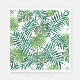 Serviette En Papier Feuilles de la jungle tropicale