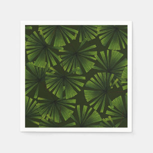 Serviette En Papier Feuilles Palm