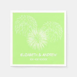 Serviette En Papier Feux d'artifice, Arrière - plan de pistaches, Nom 