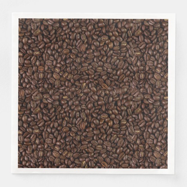 Serviette En Papier Fèves de café (Devant)