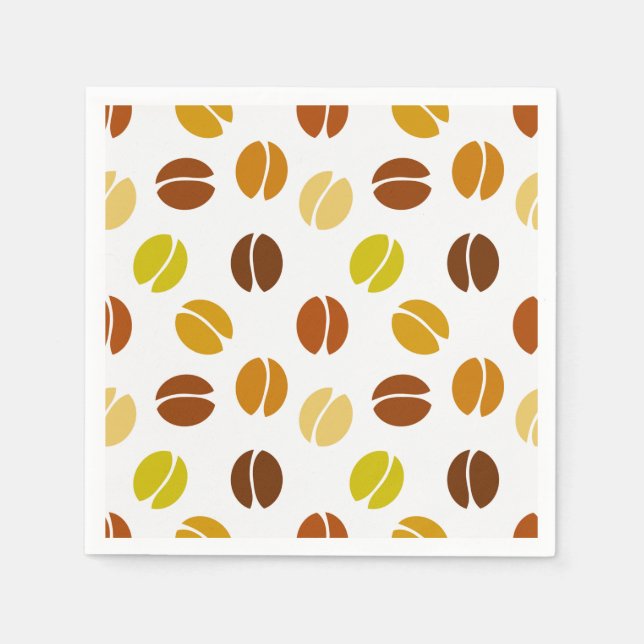 Serviette En Papier Fèves de café (Devant)