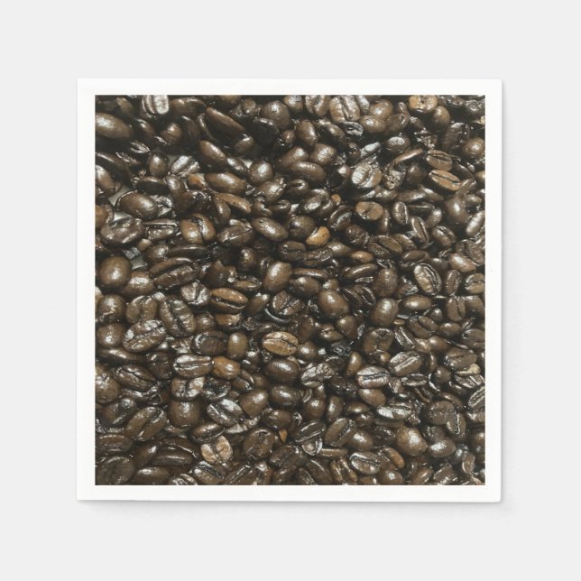 Serviette En Papier Fèves de café (Devant)