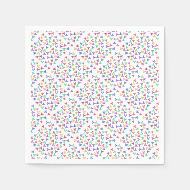 Serviette En Papier Fidget Spinners (Devant)