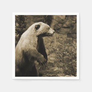 Serviette En Papier Fière Ours