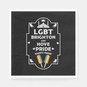 Serviette En Papier Fierté de Brighton et de Hove