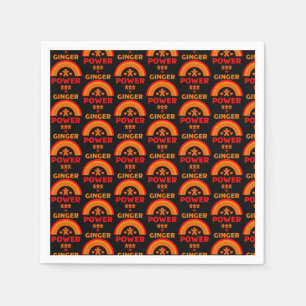 Serviette En Papier Fierté des cheveux de gingembre