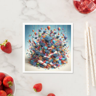 Serviette En Papier Fierté du diplôme