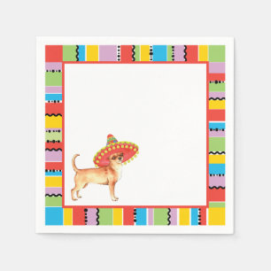 Serviette En Papier Fiesta Chihuahua