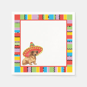 Serviette En Papier Fiesta Dachshund
