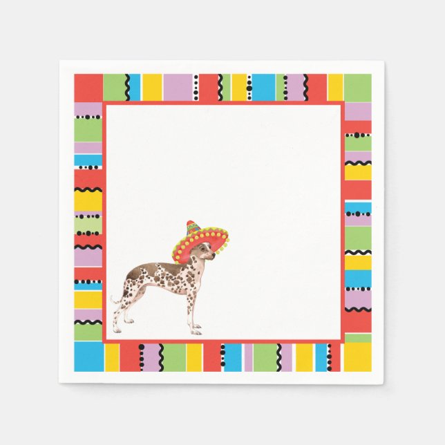 Serviette En Papier Fiesta Orchidée inca péruvienne (Devant)