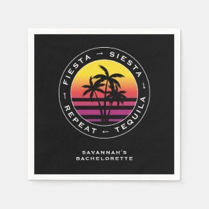 Serviette En Papier Fiesta Siesta Tequila Répète Bachelorette Party