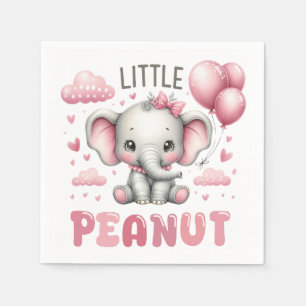 Serviette En Papier Fille adorable petite cacahuète