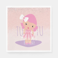 Fille Minimal Tutu Anniversaire Cartoon Rose Paill