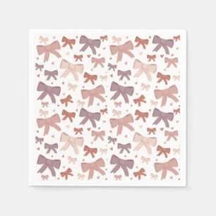 Serviette En Papier Fille Vaches Roses Et Petits Coeurs