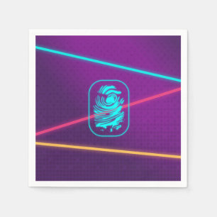 Serviette En Papier Filles Spy Party Laser