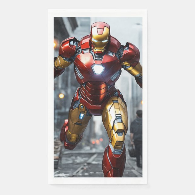 Serviette En Papier Fin de partie entreprise (Devant)