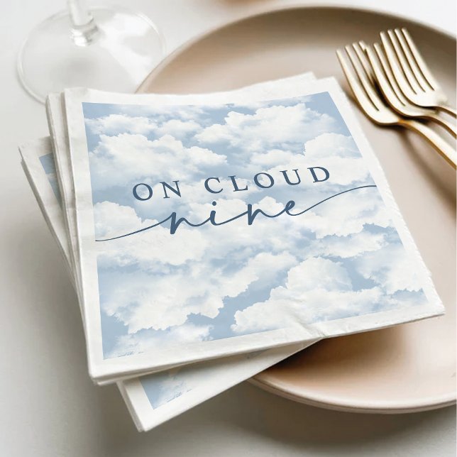 Serviette En Papier Fin de semaine de bachelorette bleu clair "On Clou (Créateur téléchargé)