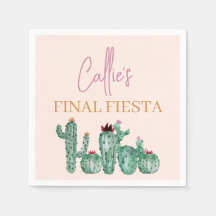 Serviette En Papier Finale Fiesta Bachelorette Cocktail Napkin